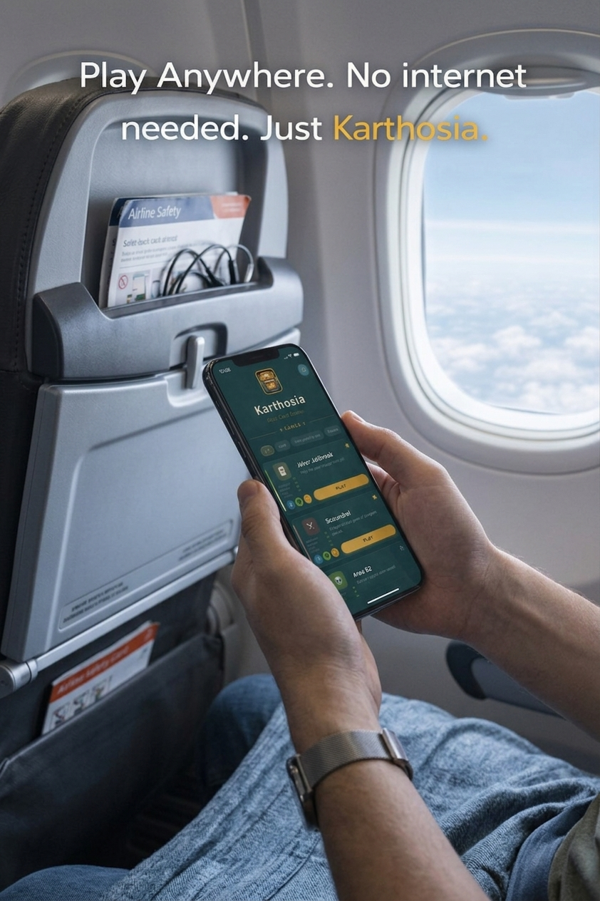 Karthosia offline cards game - Plane